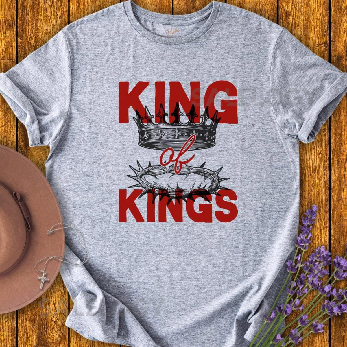 King of Kings Christian T-Shirt - Crown of Thorns_220
