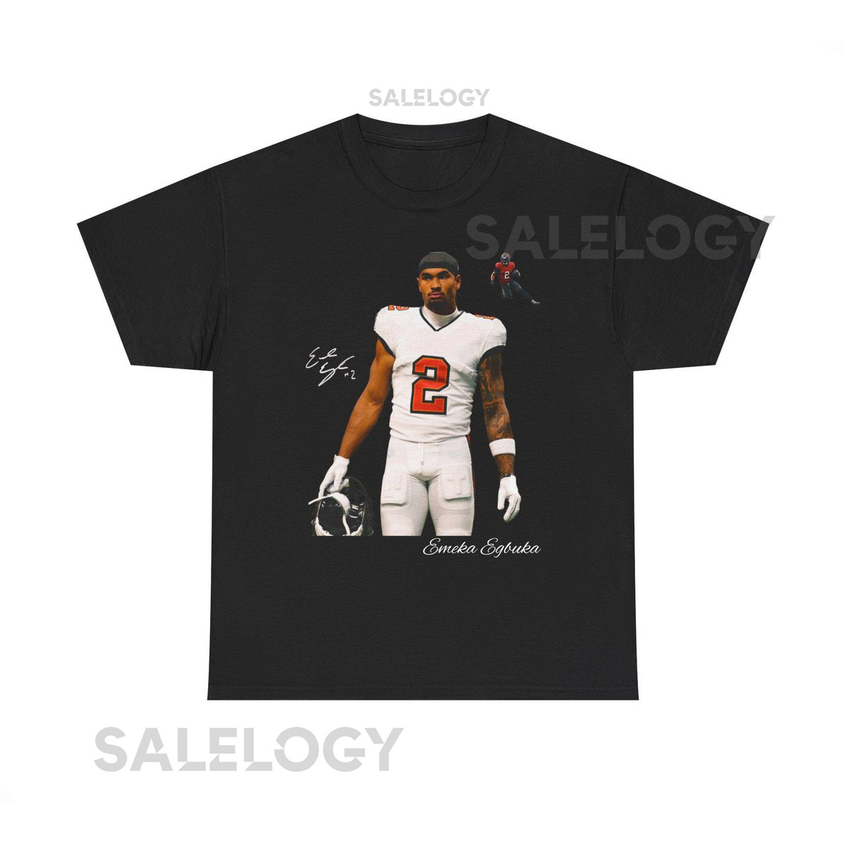 Emeka Egbuka Tampa Bay Buccaneers T Shirt Autograph Edition_427