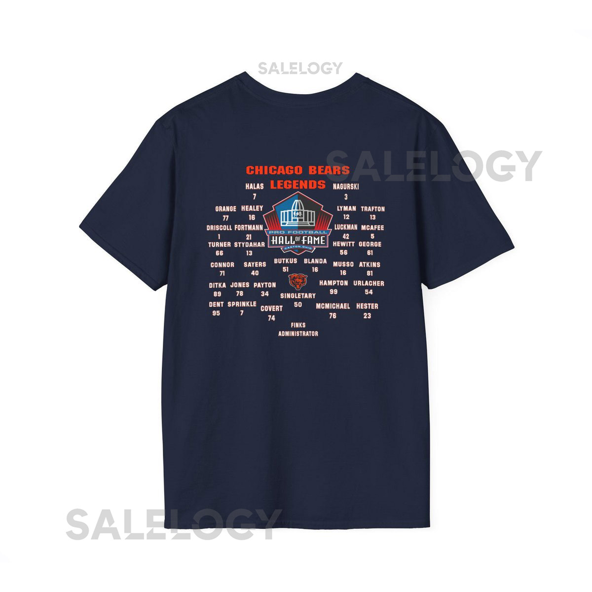 Bears T-Shirt Chicago Bears HOF Legends. Inspirational T-Shirt Gift for HimHer Positive Quote Tee Softstyle Shirt_191