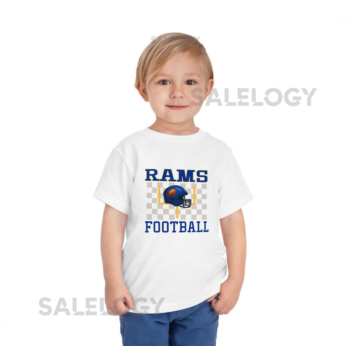 Los Angeles Rams Toddler T-Shirt Retro Football Shirt_592