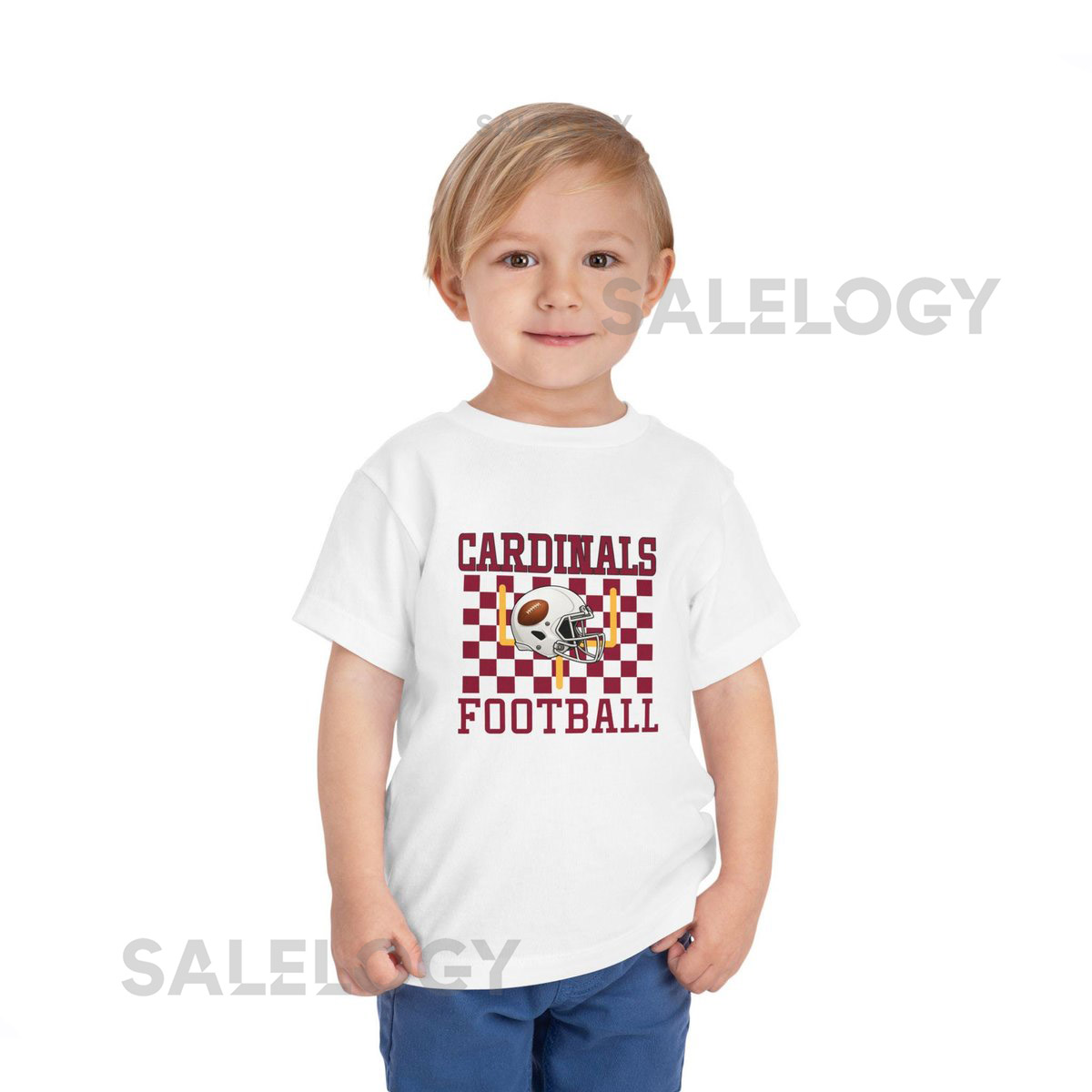 Arizona Cardinals Toddler T-Shirt Retro Kids Football Tee Cute Red White Vintage Shirt for Boys and Girls Game Day Outfit_49