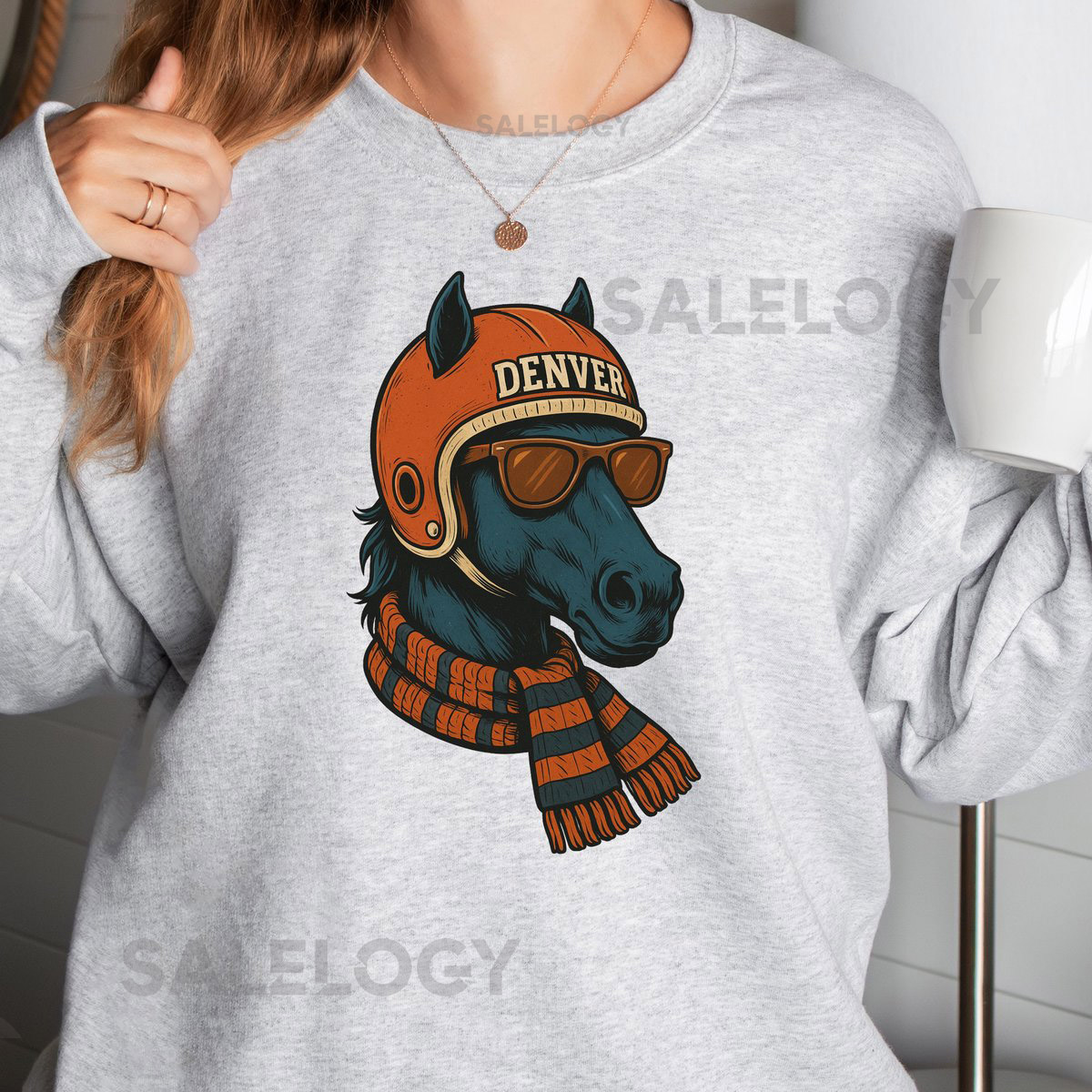 Denver Football Vintage Sweatshirt Retro Denver Football Crewneck Shirt Broncos Football Fans Gift Sunday Football Denver Blucifer Shirt_361