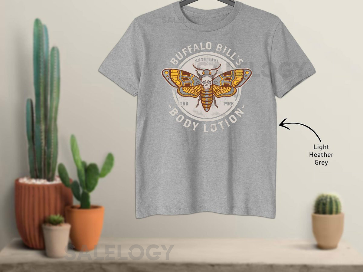 Buffalo Bill's Body Lotion - Death's Head Moth - Horror - T-Shirt - 279377_220