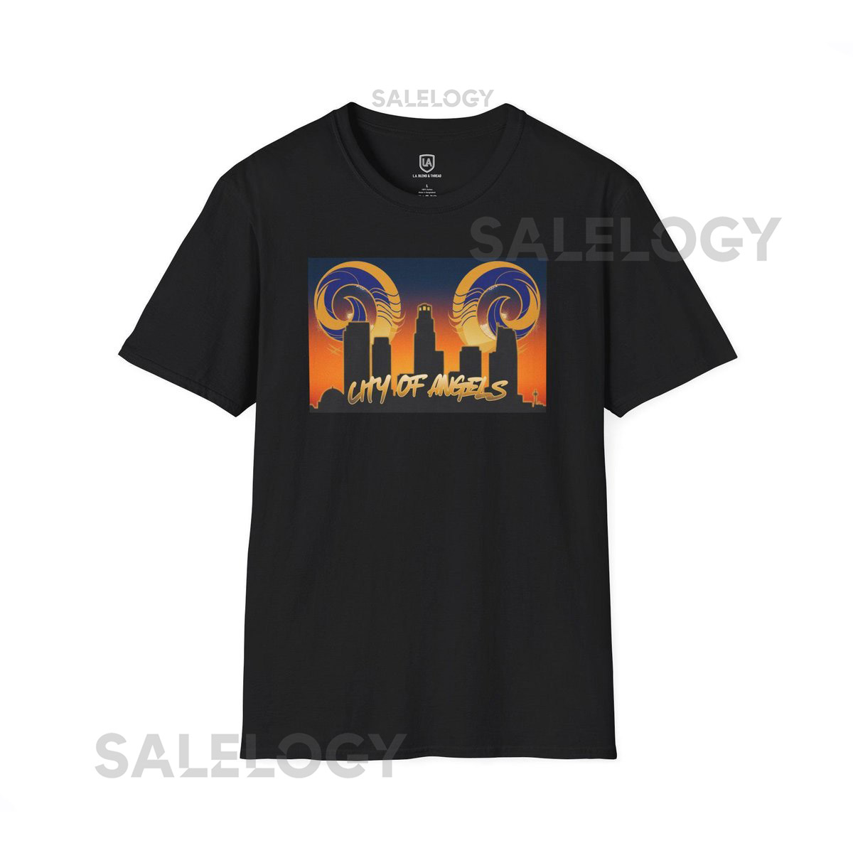 Los Angeles Rams City of Angels Skyline T-Shirt_576
