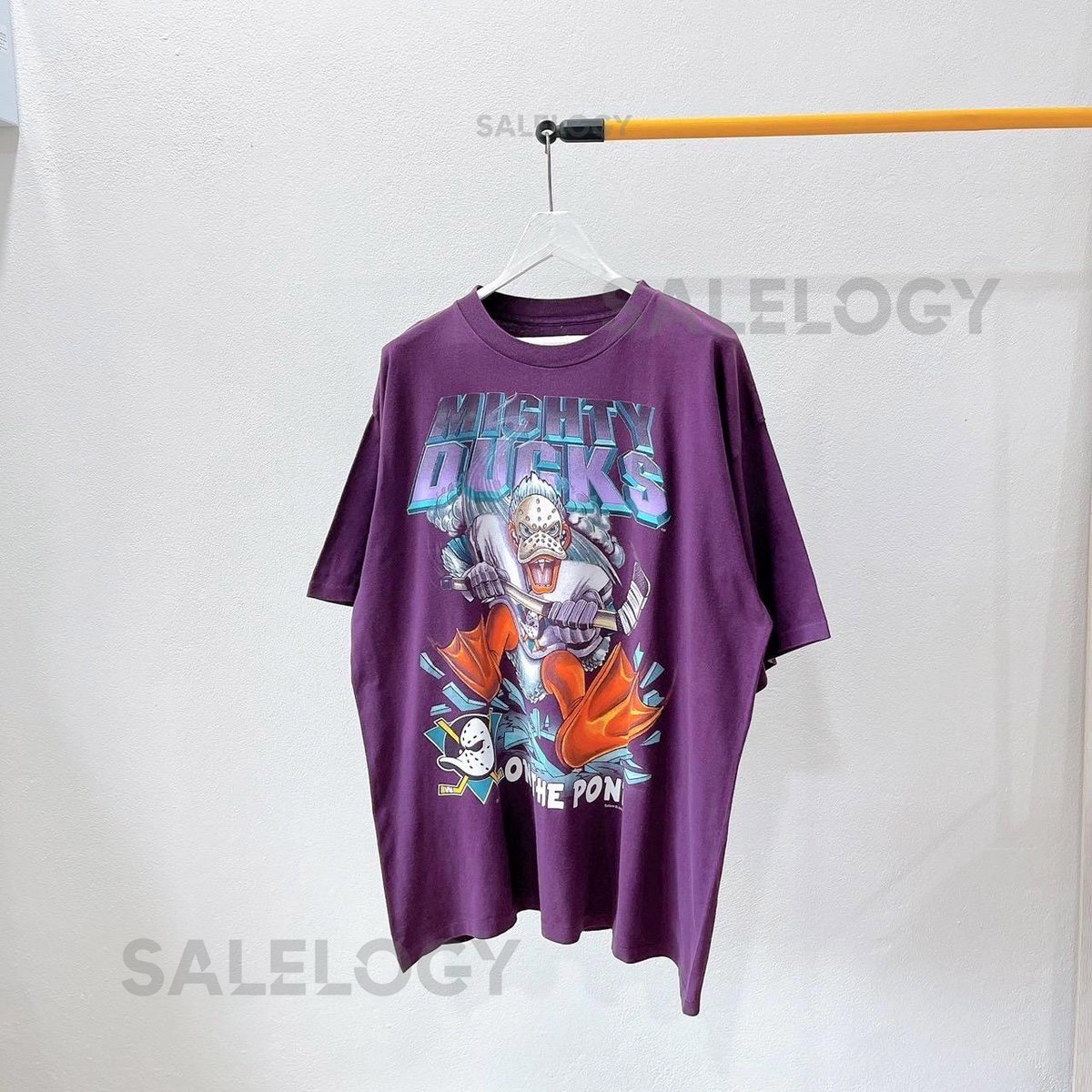 Vintage 90s Mighty Ducks NHL T Shirt XL_690