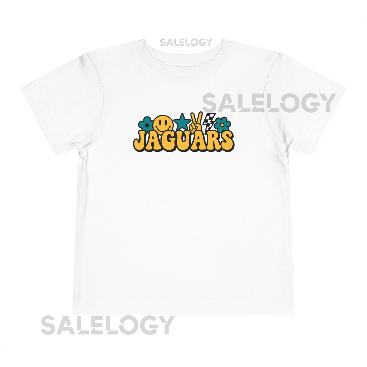 Jaguars Toddler Tee Groovy Retro Jacksonville Football Fan_726