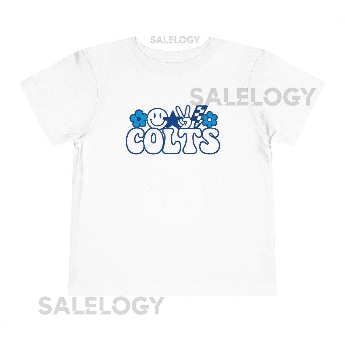 Colts Toddler Tee - Groovy Retro Indianapolis Football Fa_56