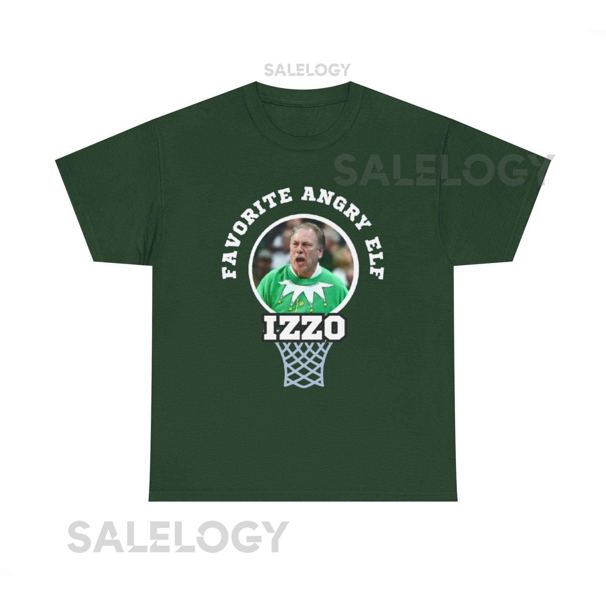 Tom Izzo Angry Elf Funny Basketball Tee Sports Fan Gift Shirt College Basketball Coach Tshirt Michigan State Clothing_273
