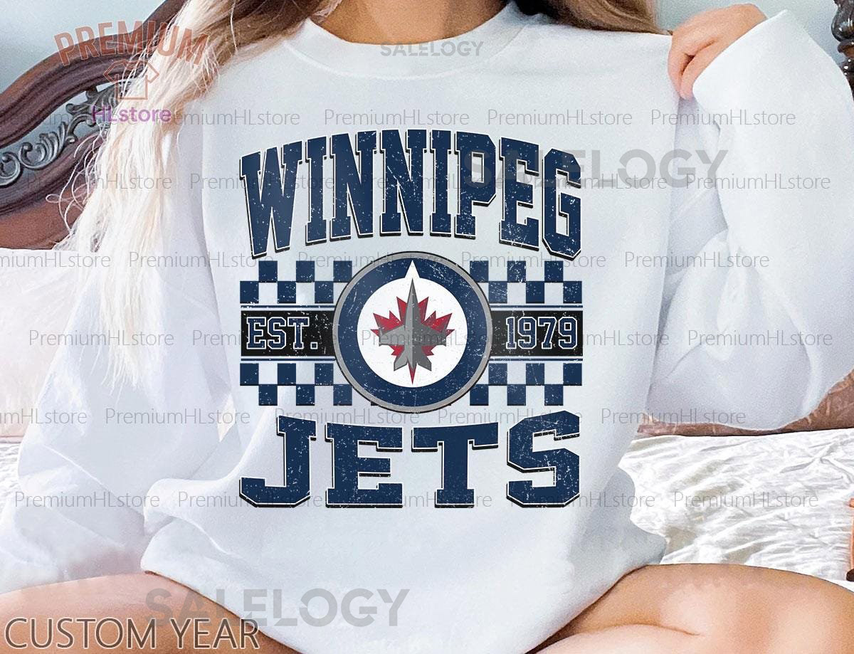 Winnipeg Jets Sweatshirt Vintage Winnipeg hockey youth sweatshirt Winnipeg Hockey Tee Jets Hockey hoodie sweater_819