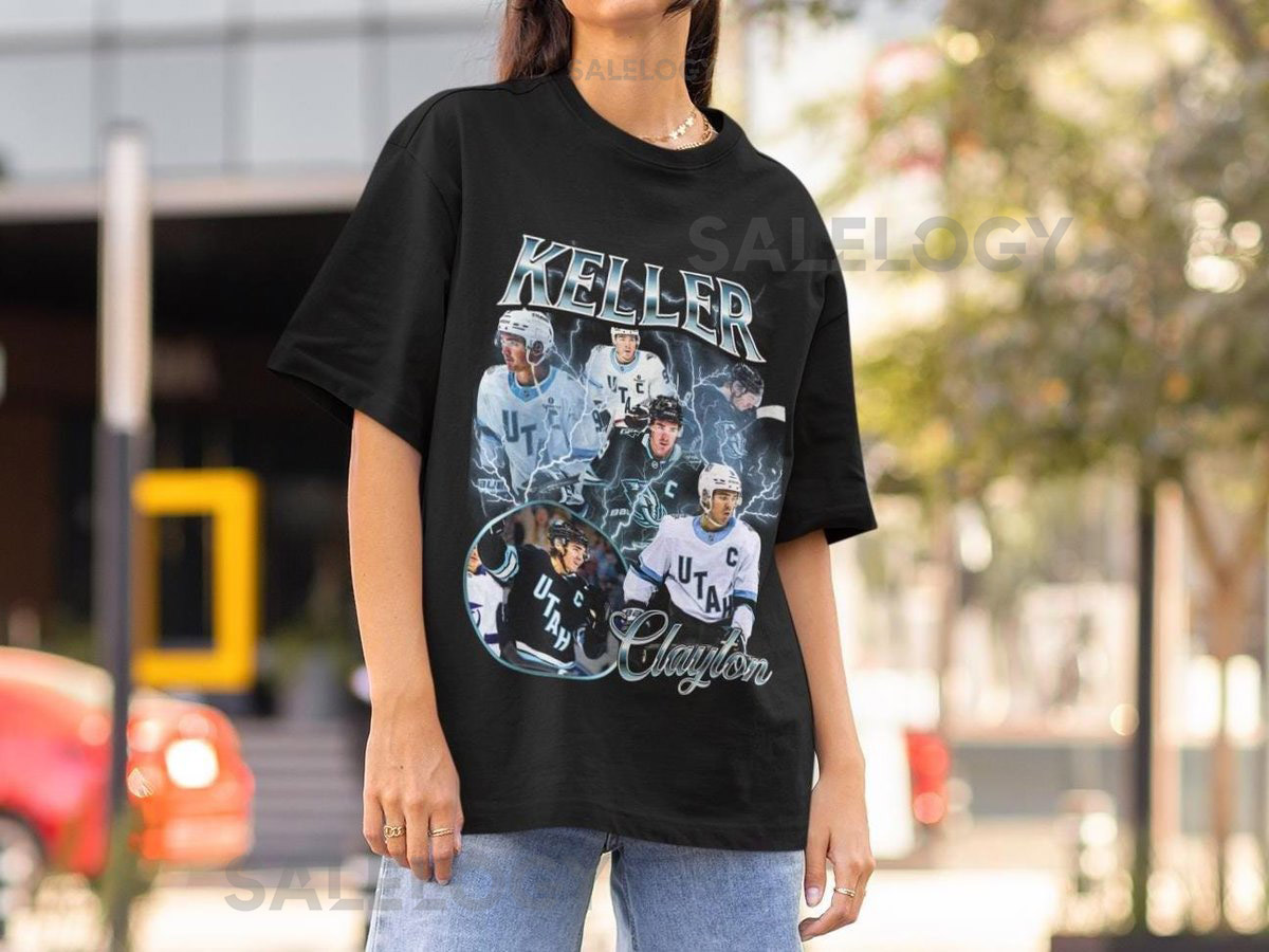 Clayton Keller Shirt Vintage Utah Mammoth NHL Fan Utah Hockey Design Retro Bootleg Gift Classic Graphic Tee Unisex T Shirt Limited Edition_80