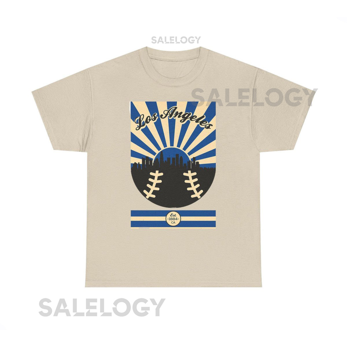 Los Angeles Dodgers Baseball Tee Unisex Heavy Cotton LA Shirt_280