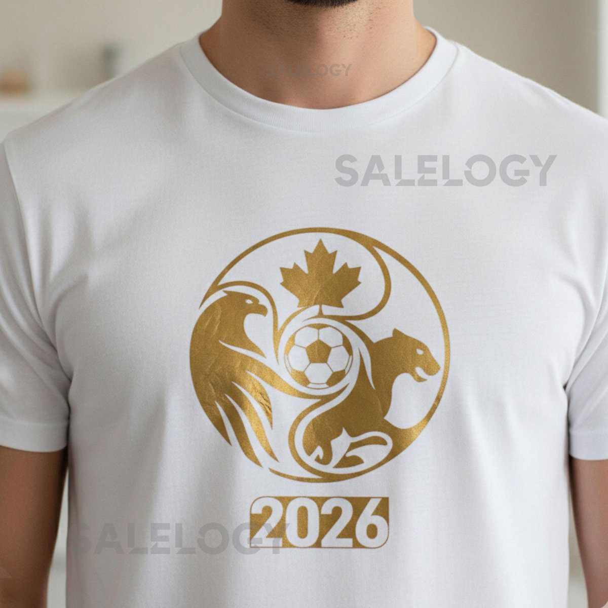 FIFA 2026 Host Nations Unity T-Shirt Minimalist Soccer World Cup Apparel Premium Next Level 3600 Tee_155