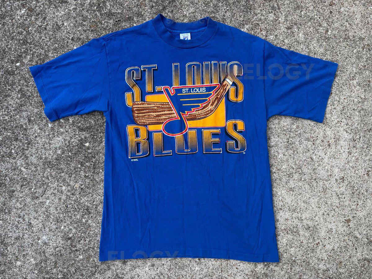 Vintage 90s St Louis Blues Shirt Size L by Logo 7_695