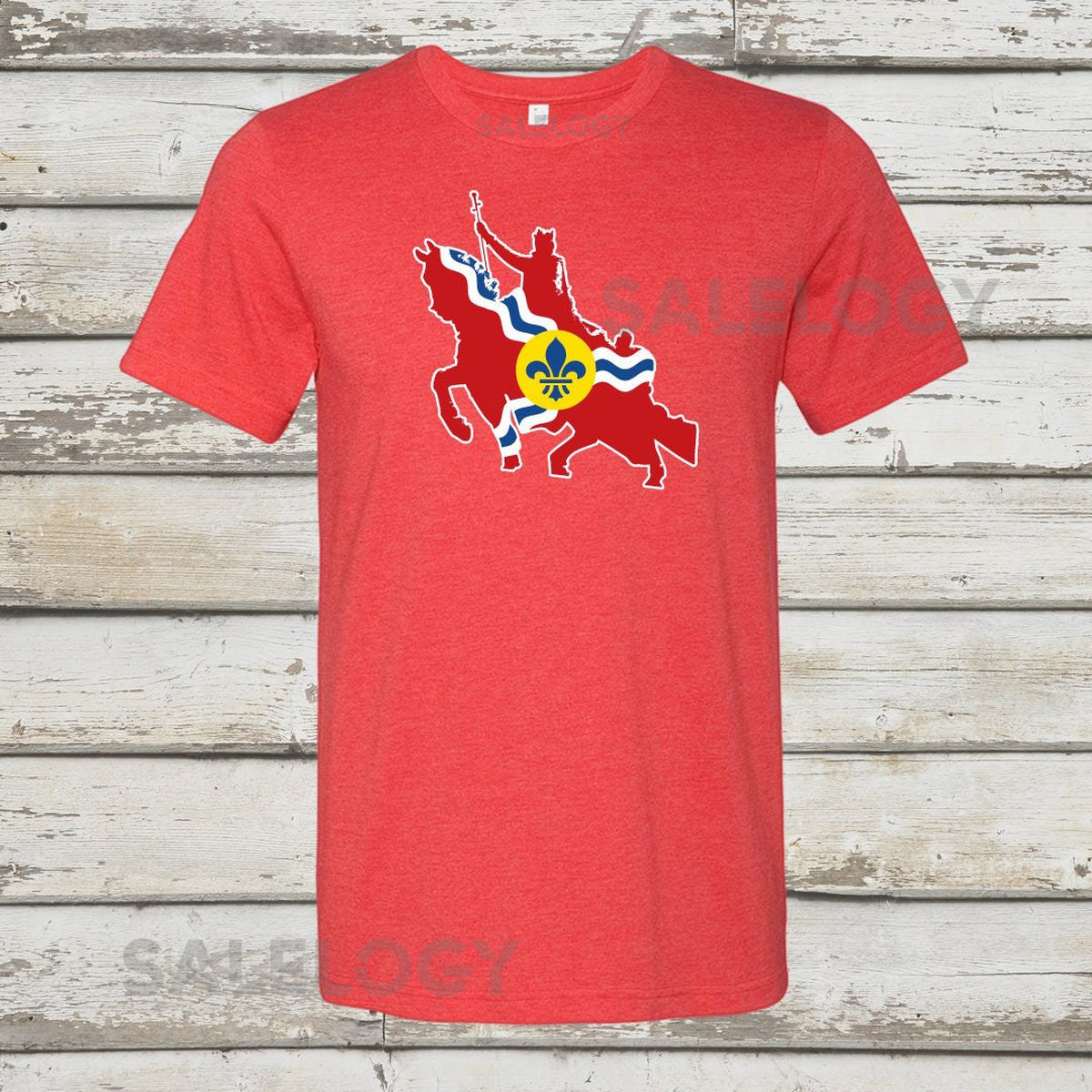 STL Statue Flag STL City Shirt by Benton Park Prints St Louis Saint Louis_557