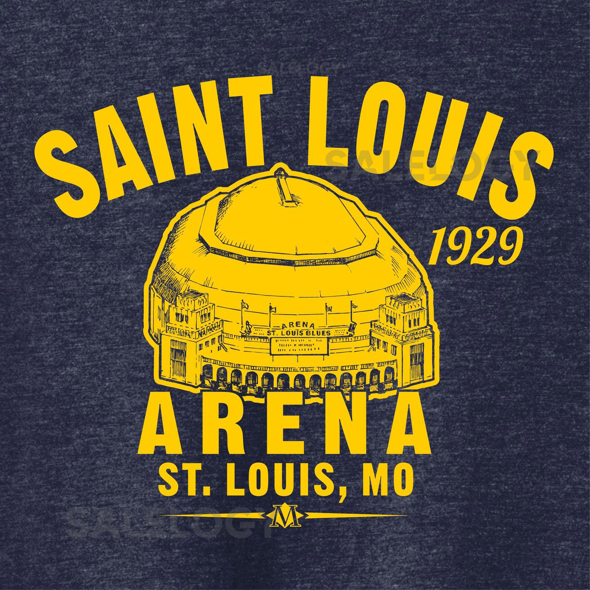 St. Louis Blues Hockey Tee 1929 Arena Tri Blend Shirt_514
