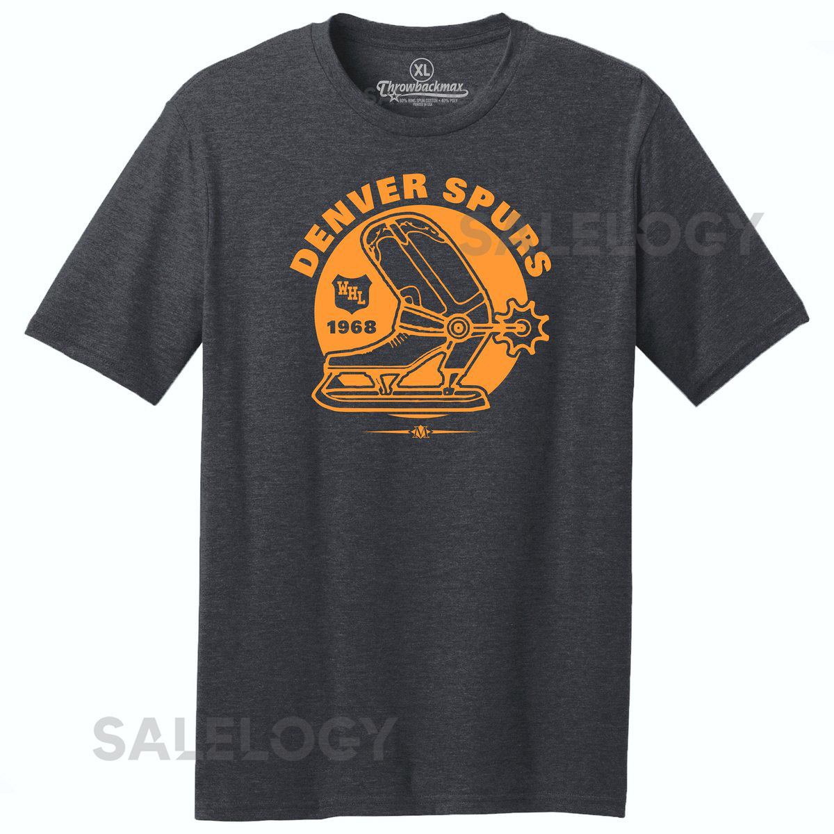 Denver Spurs 1968 Hockey T-Shirt Tri-Blend Tee_404