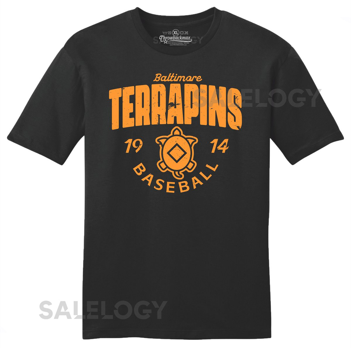 Baltimore Terrapins 1914 Baseball Tri-Blend Tee_128