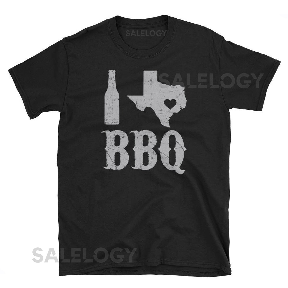 I Love BBQ Texas Dallas Houston Grill Barbeque Short-Sleeve _424