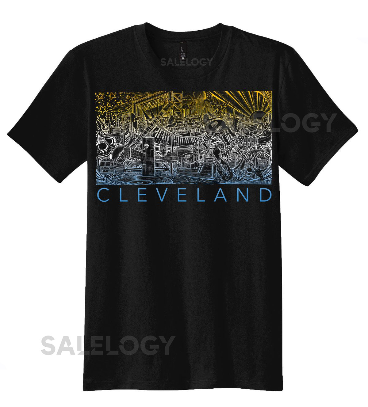 Cleveland Rock T-Shirt Black_333