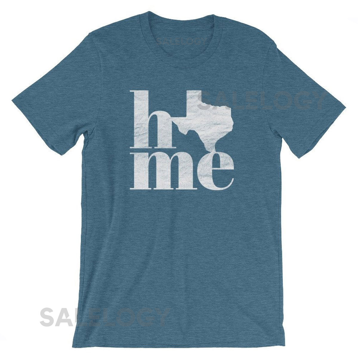 Texas HOME T-Shirt Distressed State Pride Uni_876
