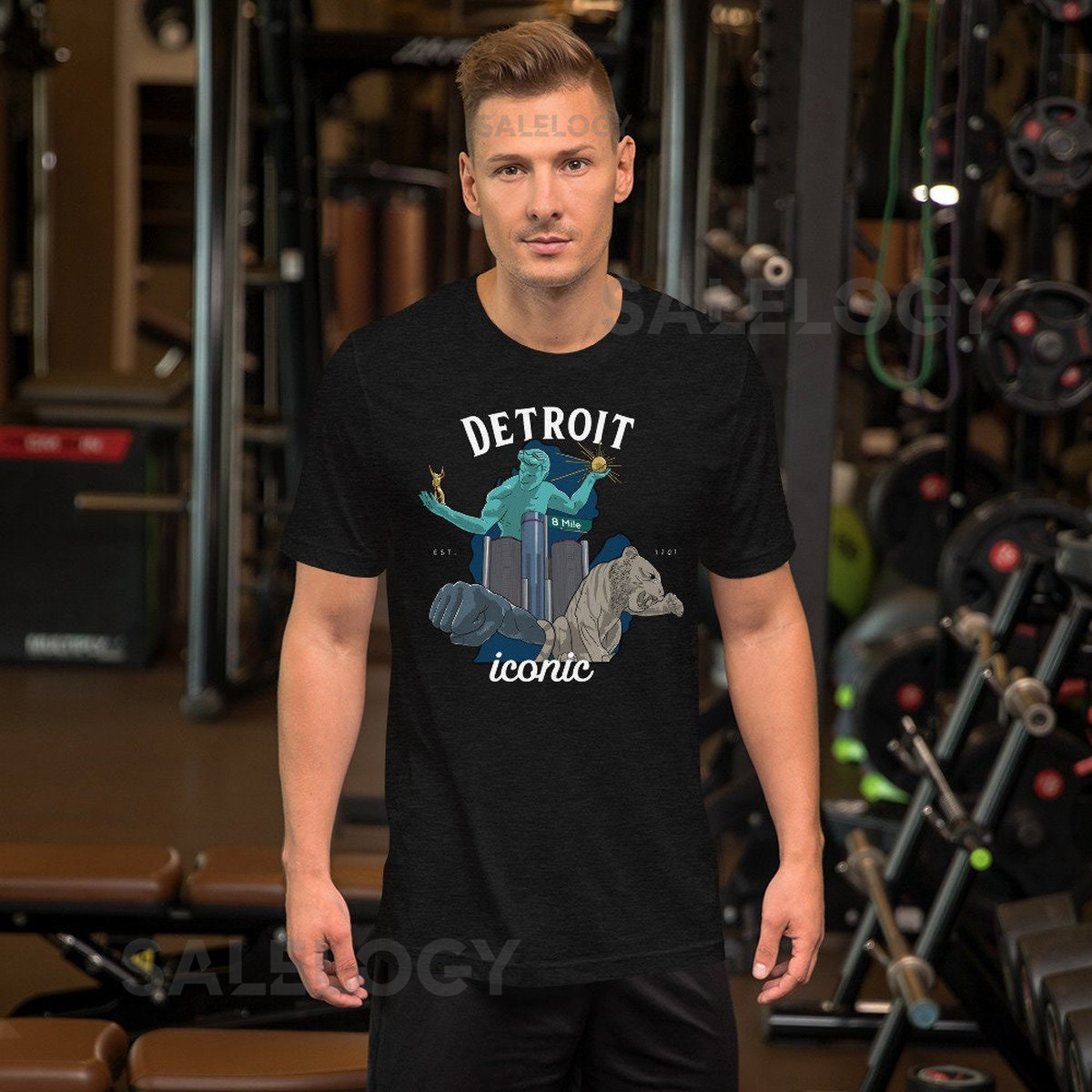 Detroit Iconic Short-Sleeve Unisex T-Shirt_175