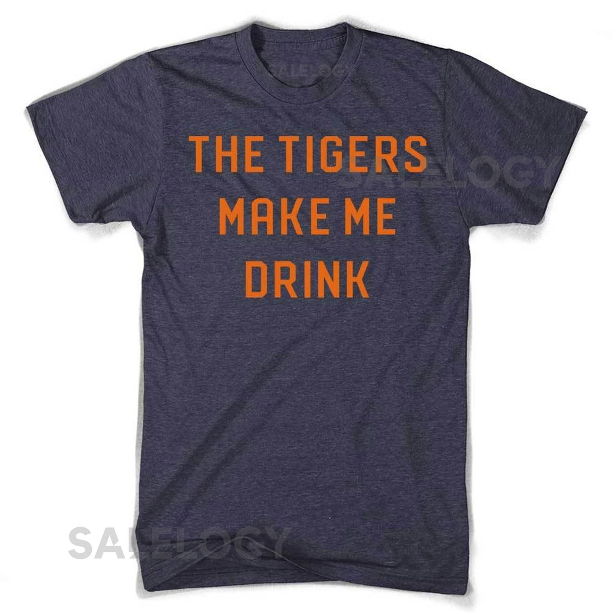 Mens Tigers Make Me Drink T-shirt Heather Navy_561