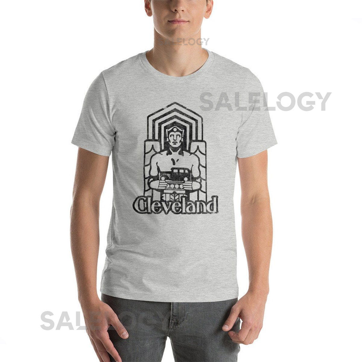 Vintage Guardian of Traffic Bridge Cleveland T-Shirt_486