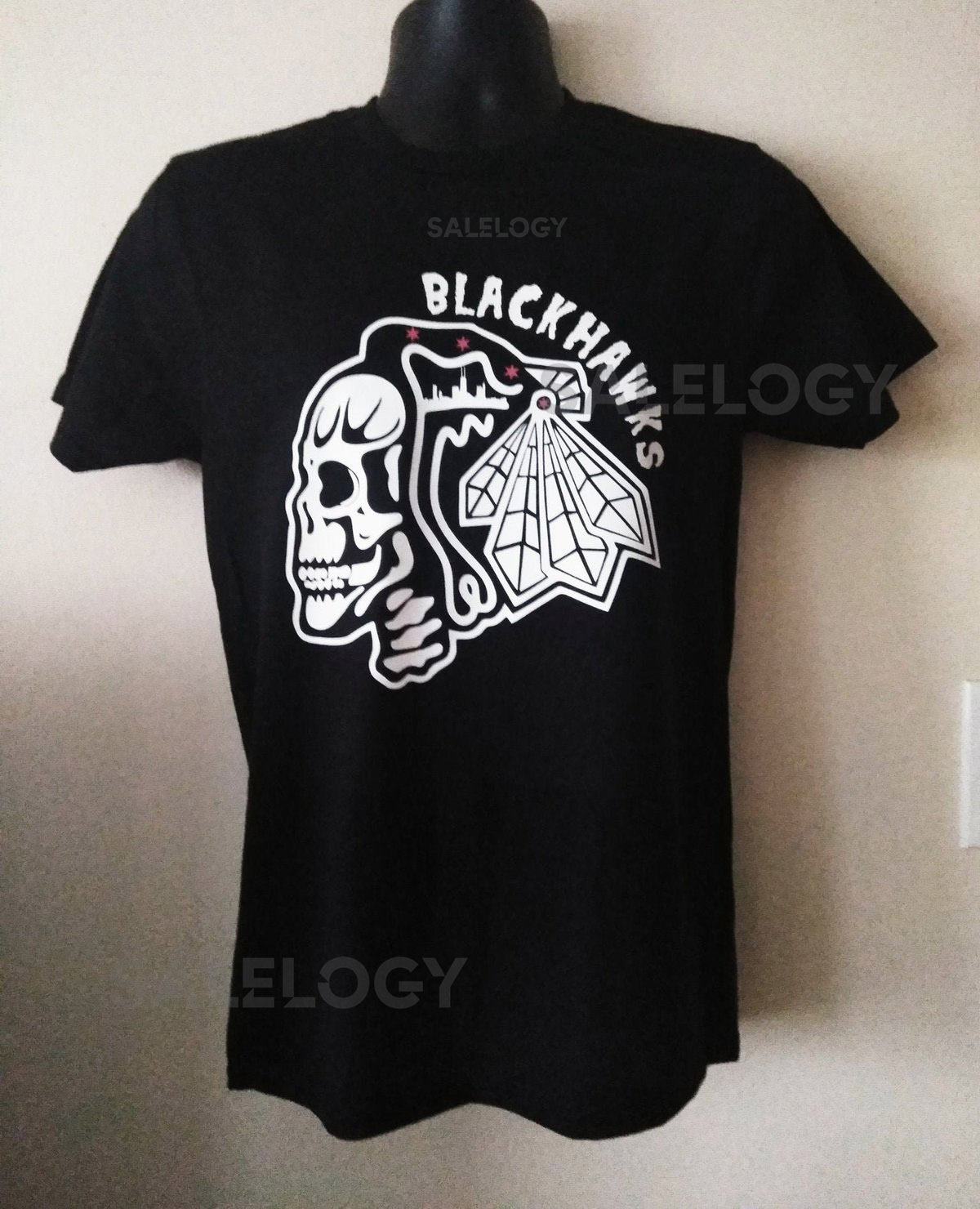 CHICAGO Blackhawks Tee Chicago Skyline Chicago stars_177