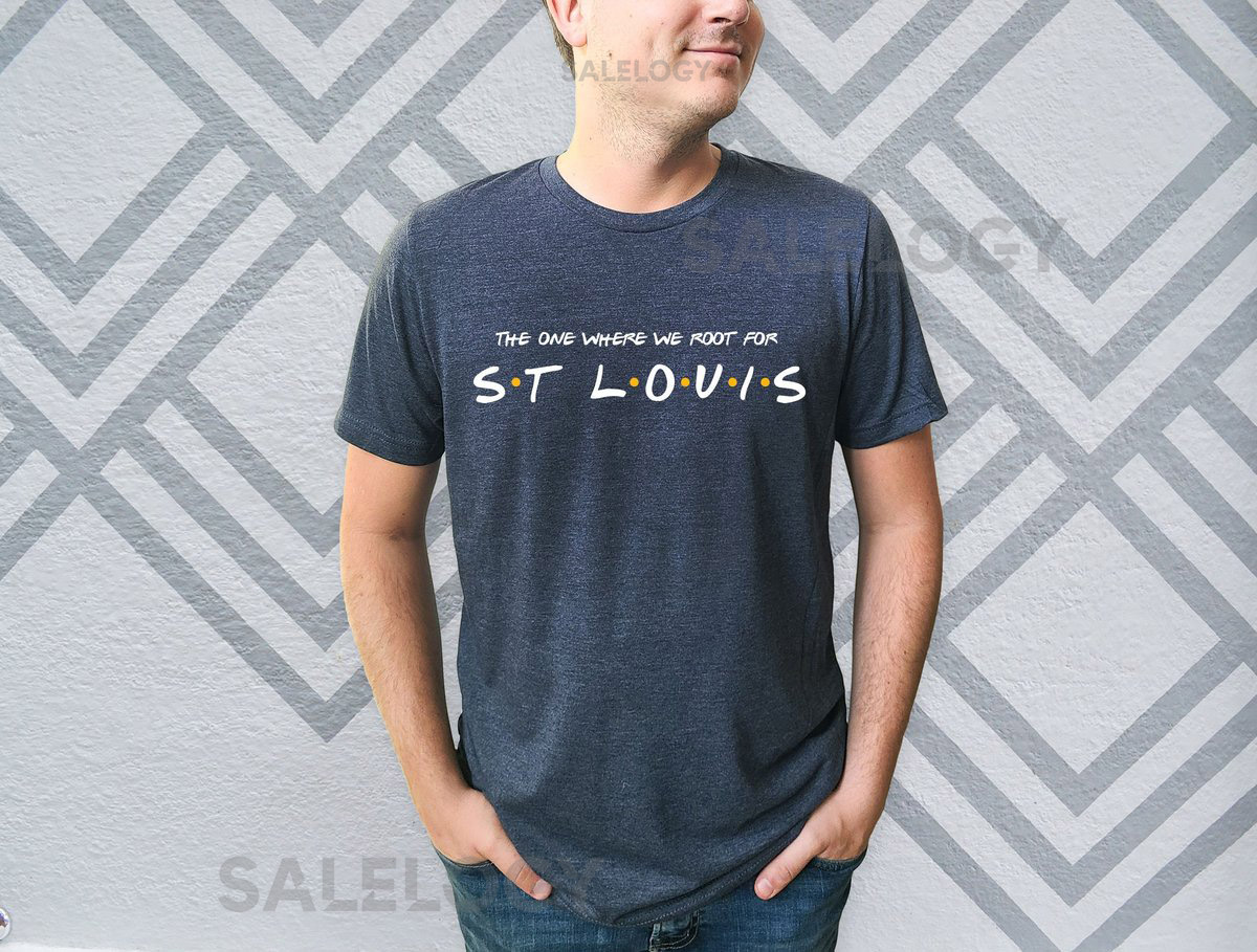 St. Louis Hockey T Shirt Friends TV Show Tee_532