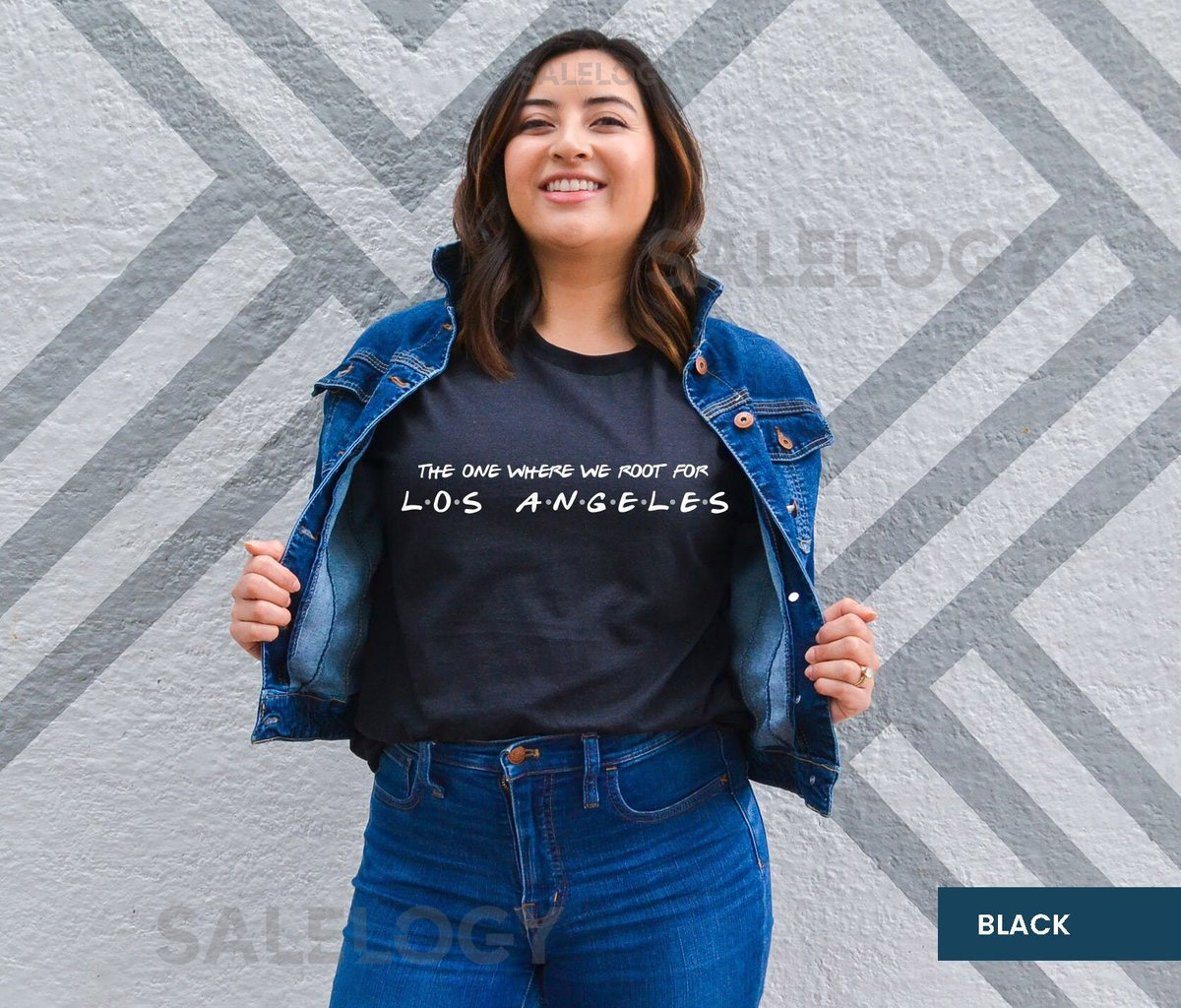 Friends TV Show Los Angeles Hockey T-Shirt_165