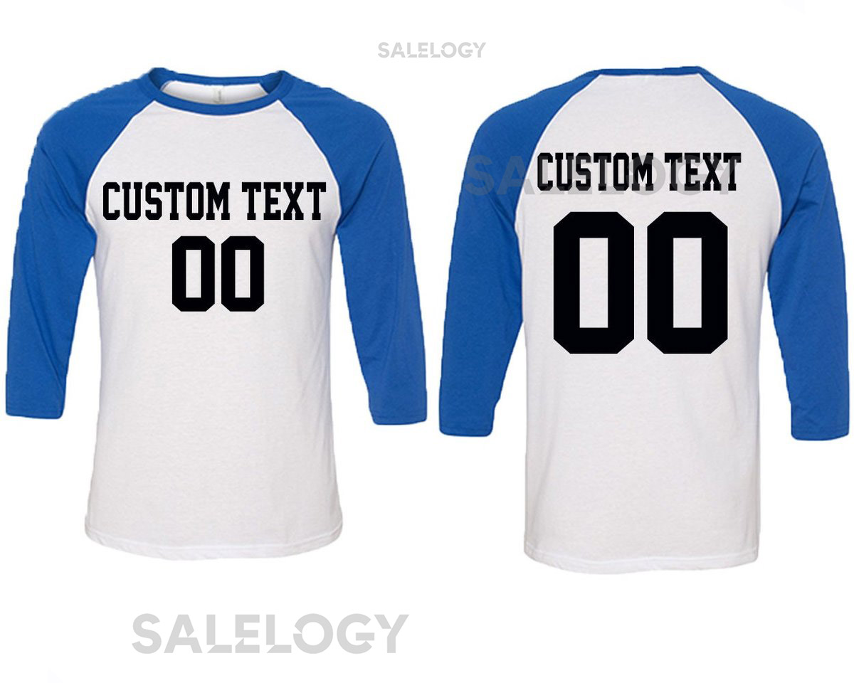 Customized Baseball Crewneck Sweatshirt Long Sleeve Crewneck Sweatshirt Multicolor Sweatshirt Personalized Front Back Tee Baseball_29