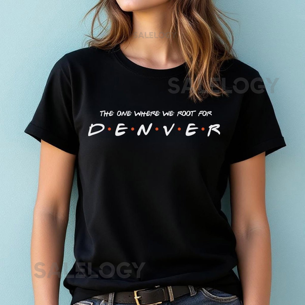 Denver Football T-Shirt Friends TV Show Fan Gift_355
