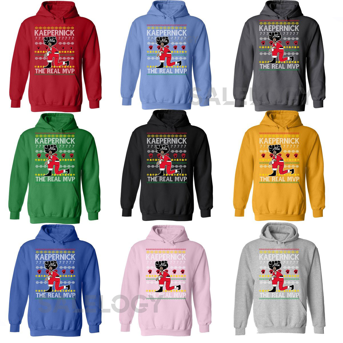 Kaepernick the Real MVP Ugly Christmas Sweater Christmas Sweatshirt Funny Xmas Sweater Sweatshirt Hoodie_71