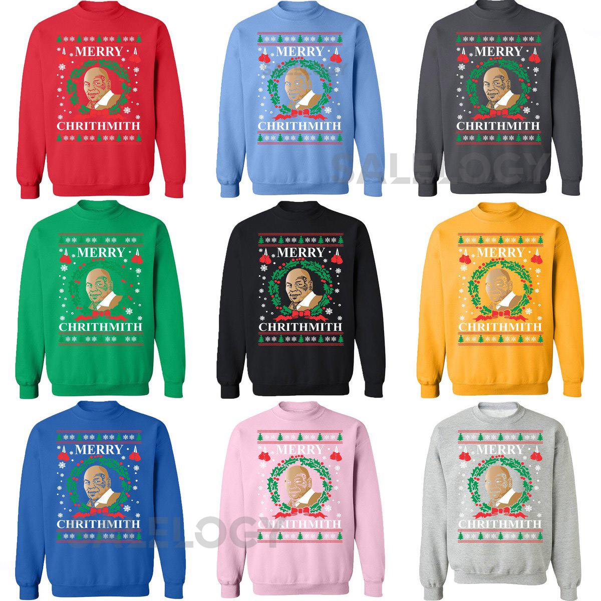 Tyson Funny Ugly Christmas Sweater Christmas Sweatshirt Funny Xmas Sweater Sweatshirt CREWNECK_137