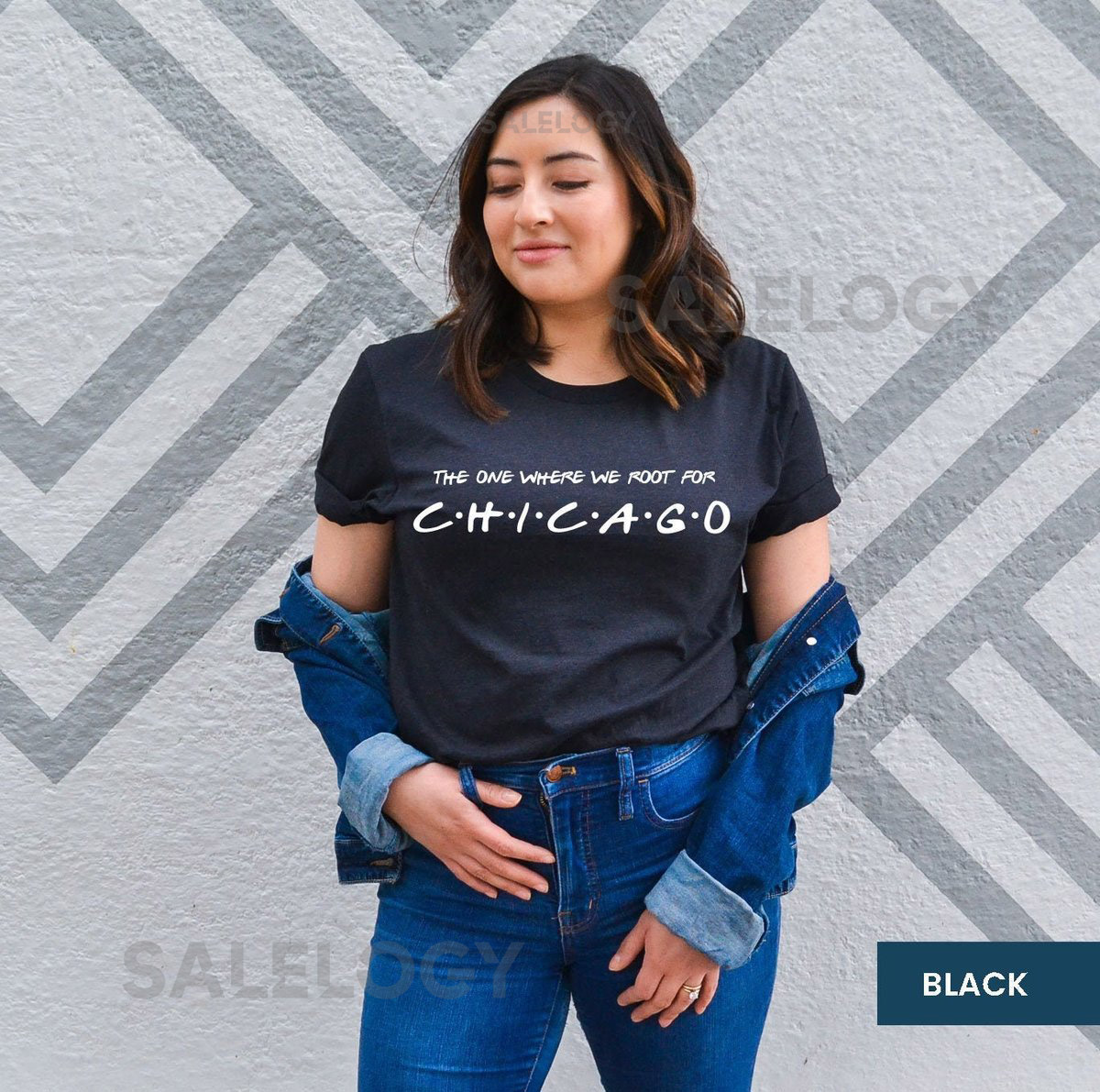 Chicago Baseball Fan T-Shirt Friends TV Show Inspired Tee_165