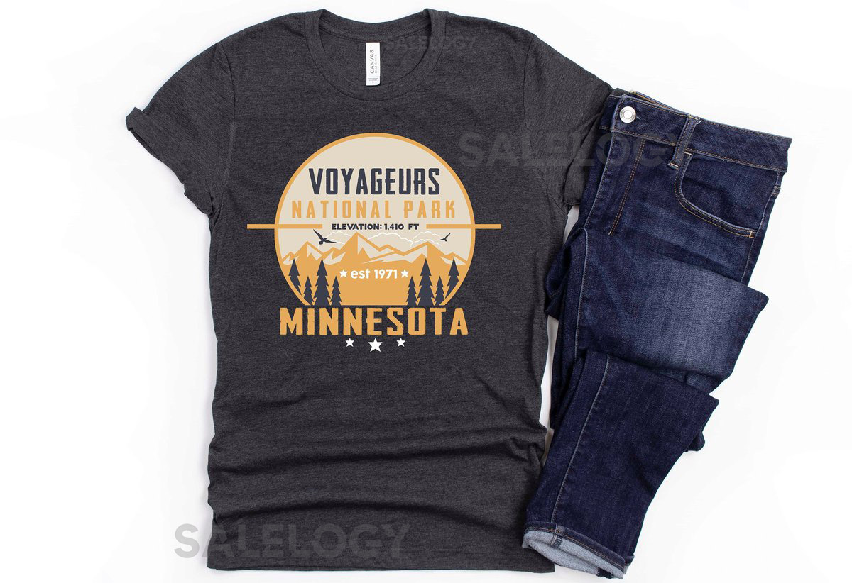 Voyageurs National Park Shirt Minnesota Camping Hiking Souvenir Gift - Sweatshirt Hoodie Tank Top V-neck Long Sleeve Kids Baby_946