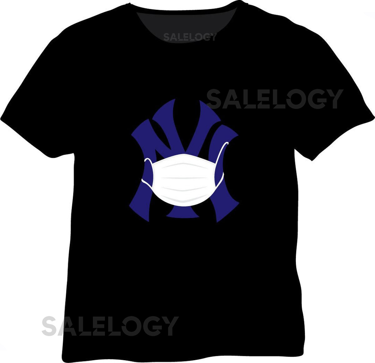 NY Yankees Mask Corona Covid-19 T-Shirt_51