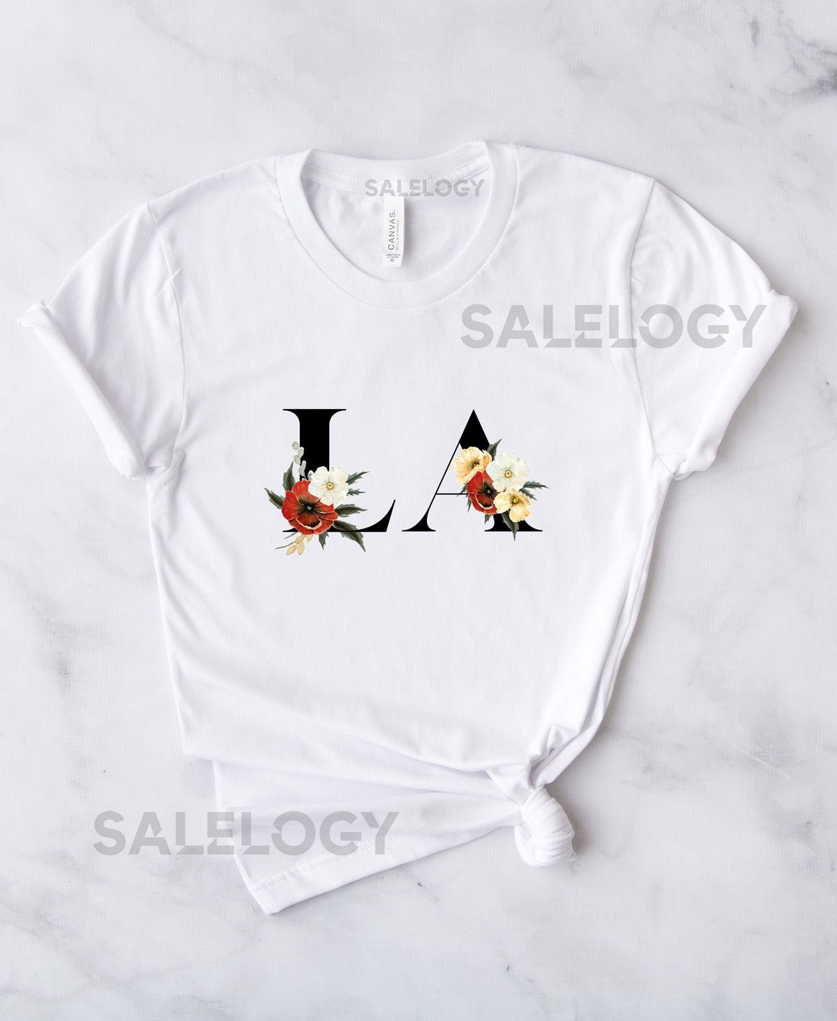 LA Los Angeles LA Shirt California Shirt Floral Shirt Graphic Shirt Cute Shirt City of Angels Short-Sleeve Unisex T-Shirt_249