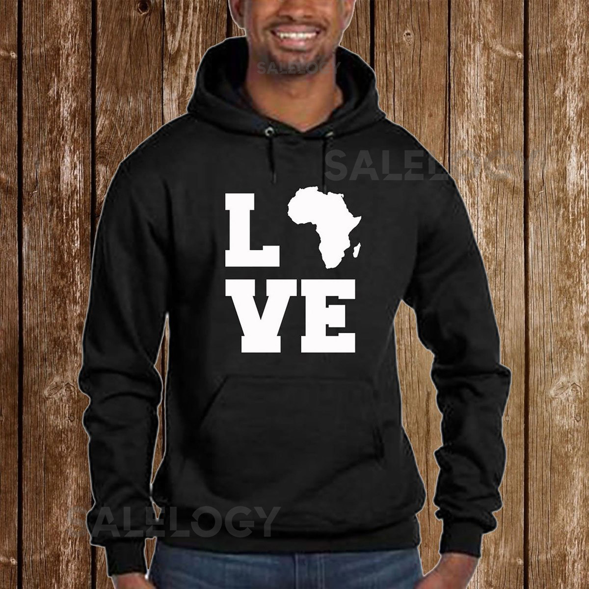 Black Power LOVE Unisex HOODIE Sweatshirt AFRICA Map Civil Rights Hoodie Sweatshirt_12
