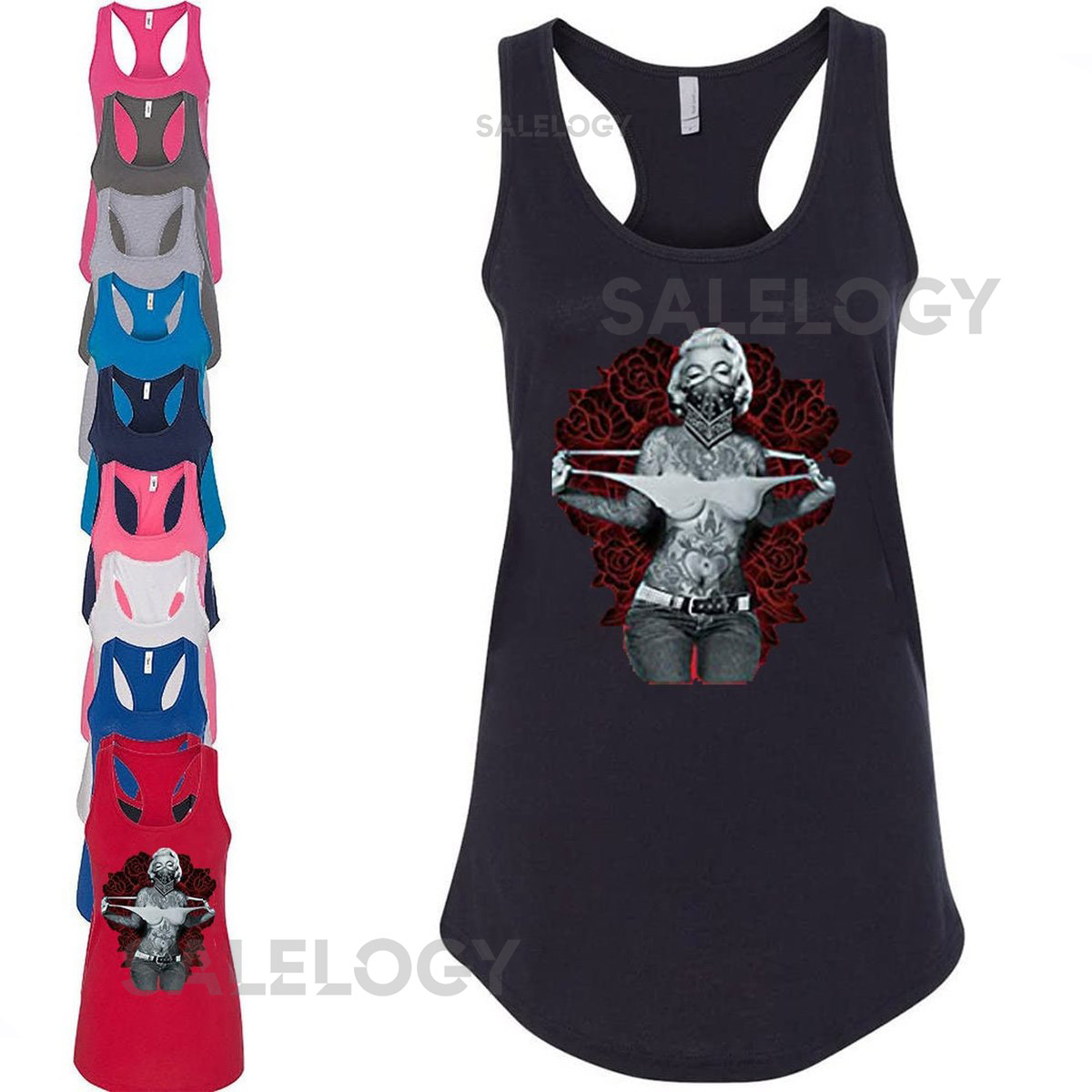 Marilyn Monroe LADY Tank Top Marilyn Monroe Tube Top Multi Color Women Tank Top_678