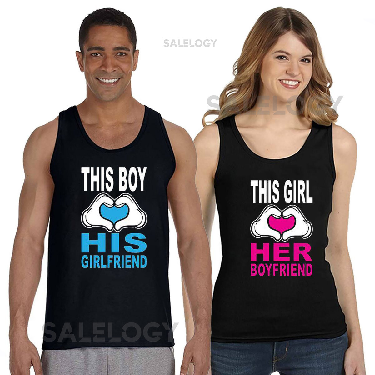 Unisex Couple TANK TOP This Husband Loves His Wife This Wife Loves Her Husband Couple Matching Tee Tank Tops_1163