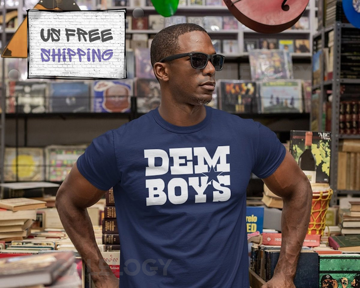 Dem Boys Dallas Mens T-shirt Go Team Gift For Men Football Shirt For Men Mens Clothing Gift For Him Game Day TeeSporty Clothing_286
