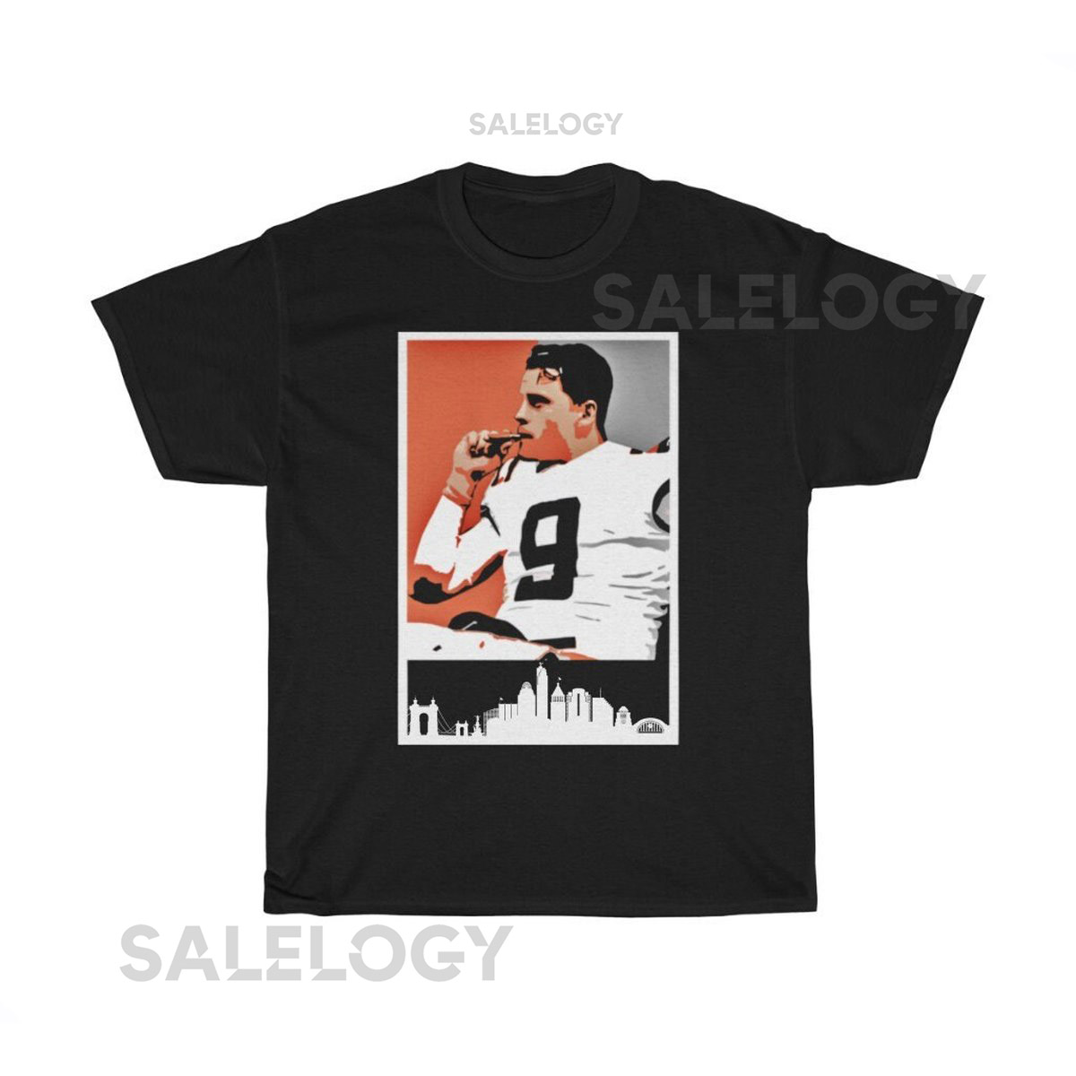 Joe Burrow Jeaux Burreaux Cajun Cincinnati Bengals Short Sleeve Tee Number One Pick 1 9_700