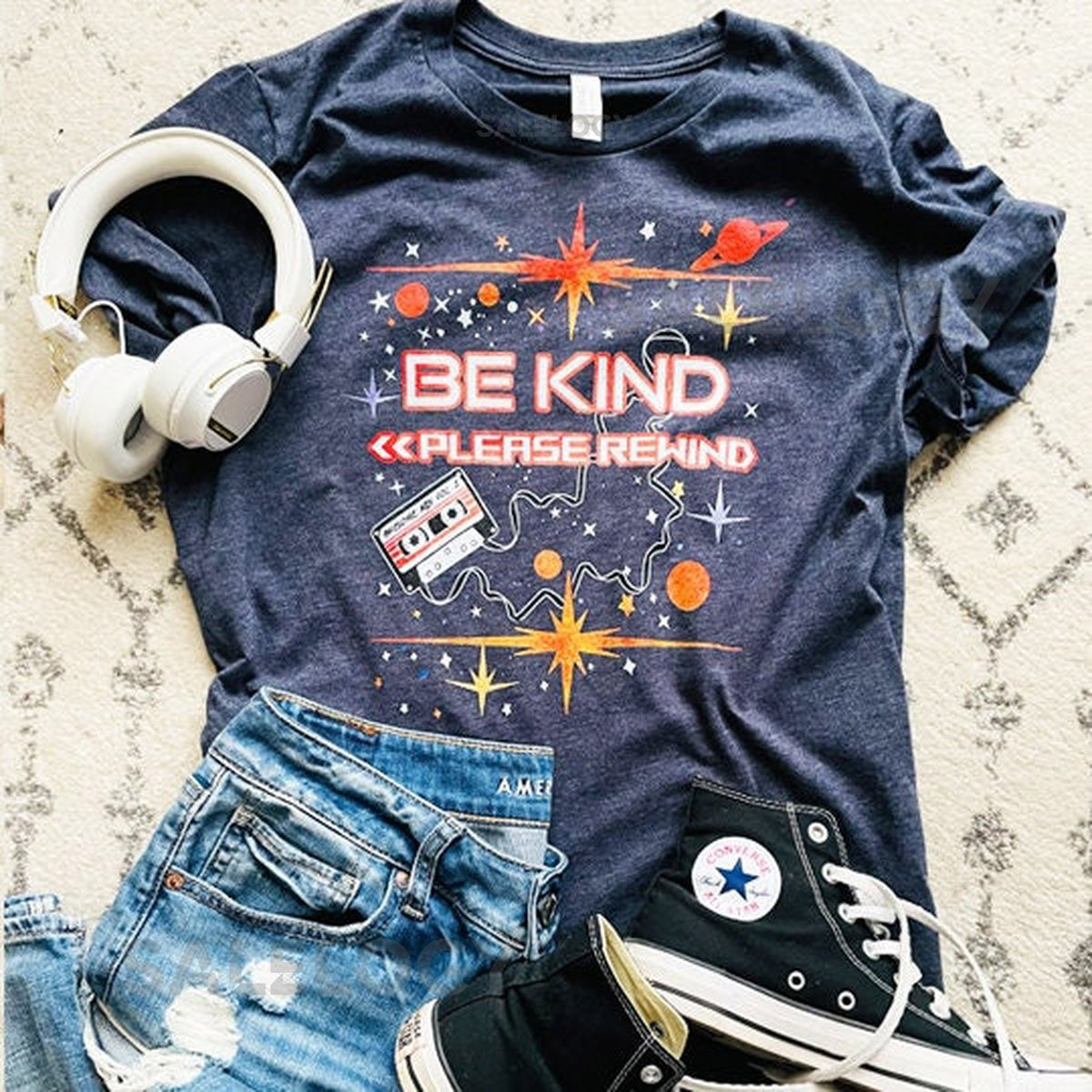 Guardians of the Galaxy T-Shirt Be Kind Please Rewind Disney Marvel Unisex T-Shirt_512