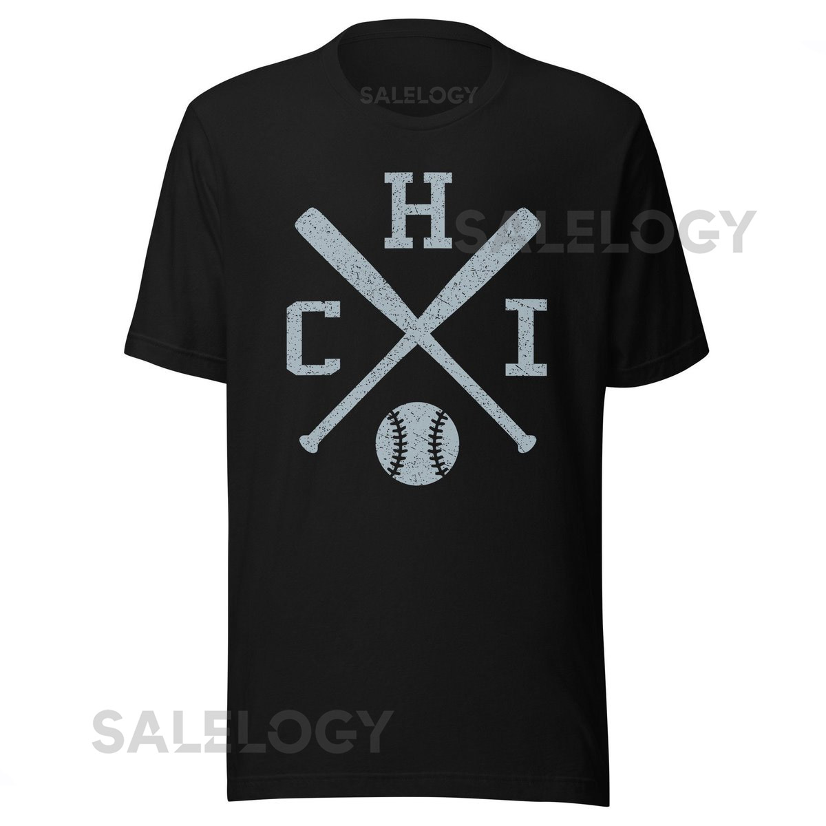 Vintage Chicago Baseball Bats Retro Sox Premium Unisex T-Shirt_452