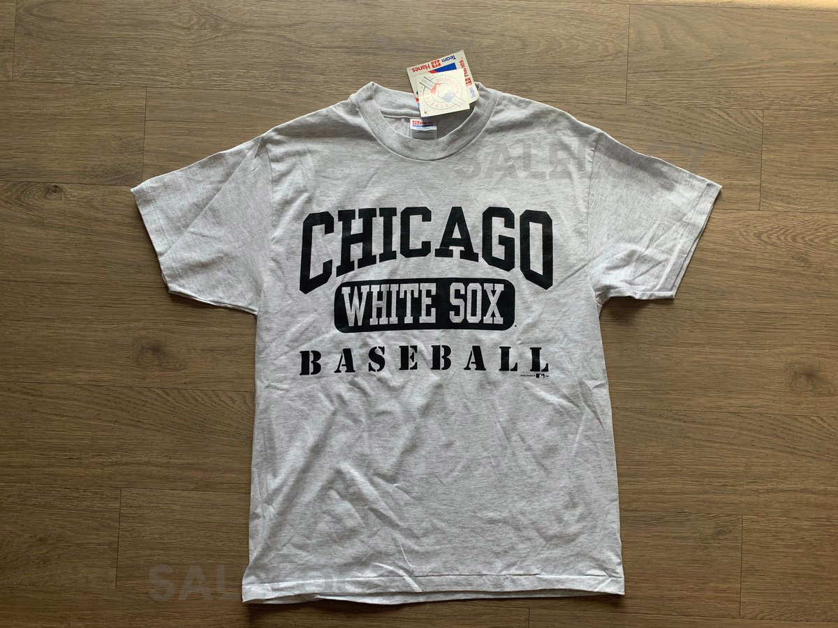Vintage Chicago White Sox New With Tags Size XL Gray T Shirt_463