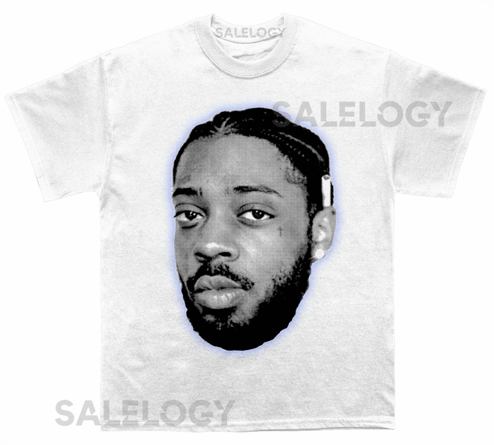 Brent Blue Glow Face T shirt