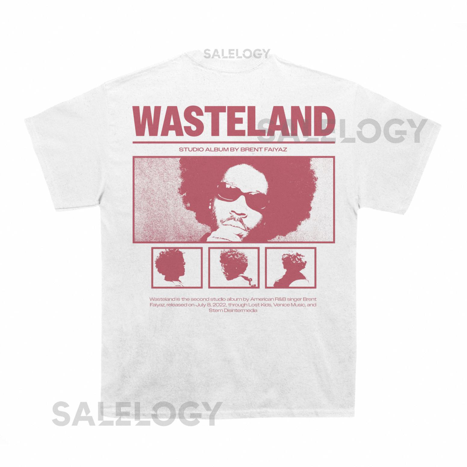 Brent Faiyaz Wasteland T shirt (With Backprint)