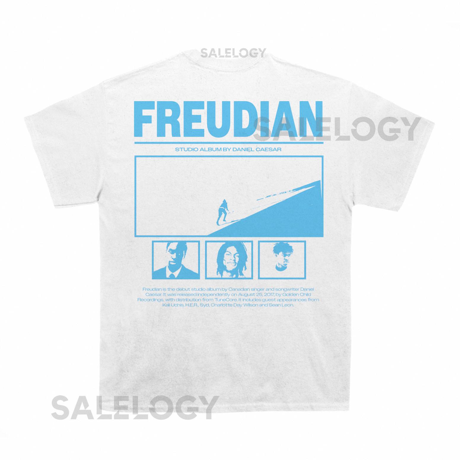 Daniel Caesar Freudian Poster T shirt (With Backprint)