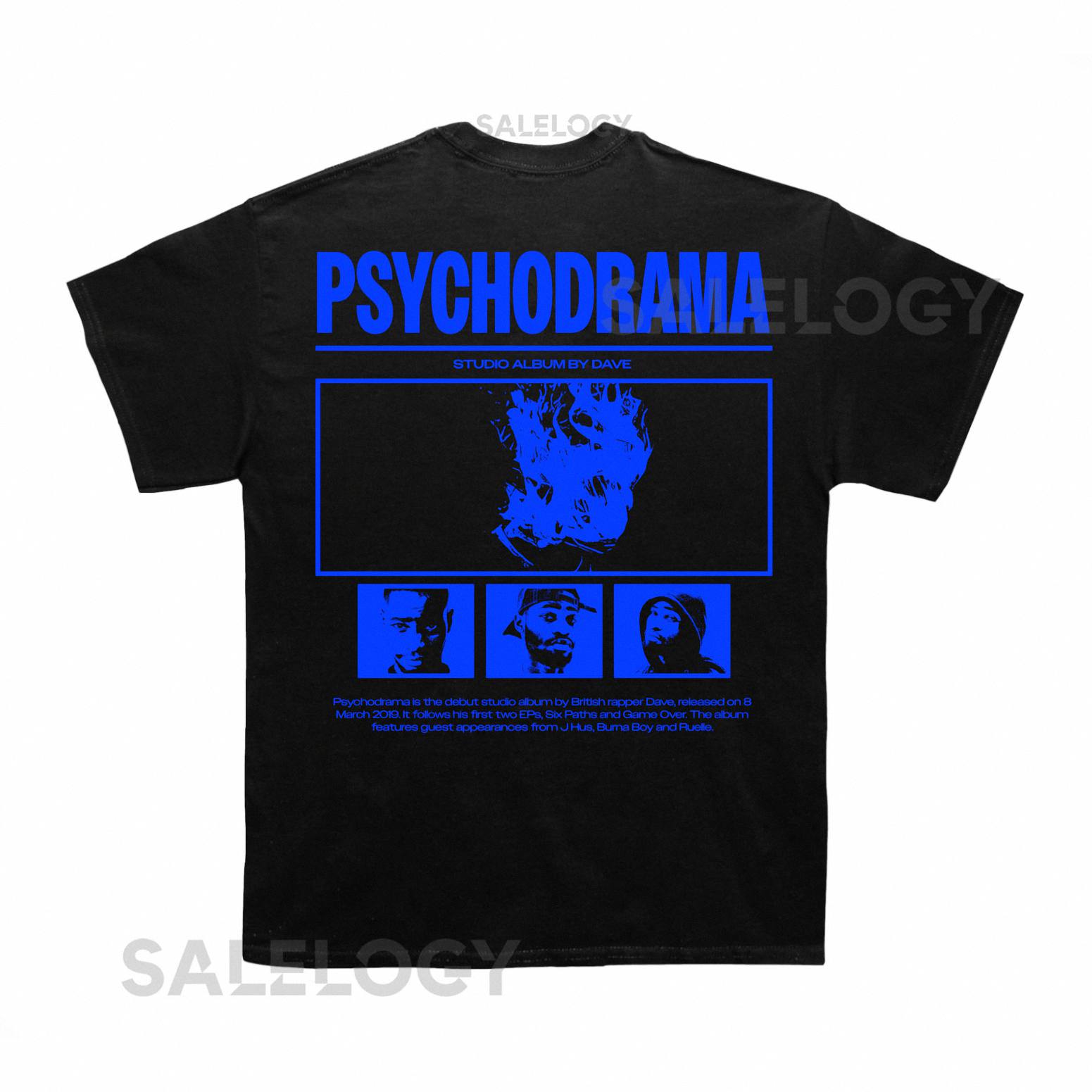 Dave Psychodrama Poster T shirt (With Backprint)